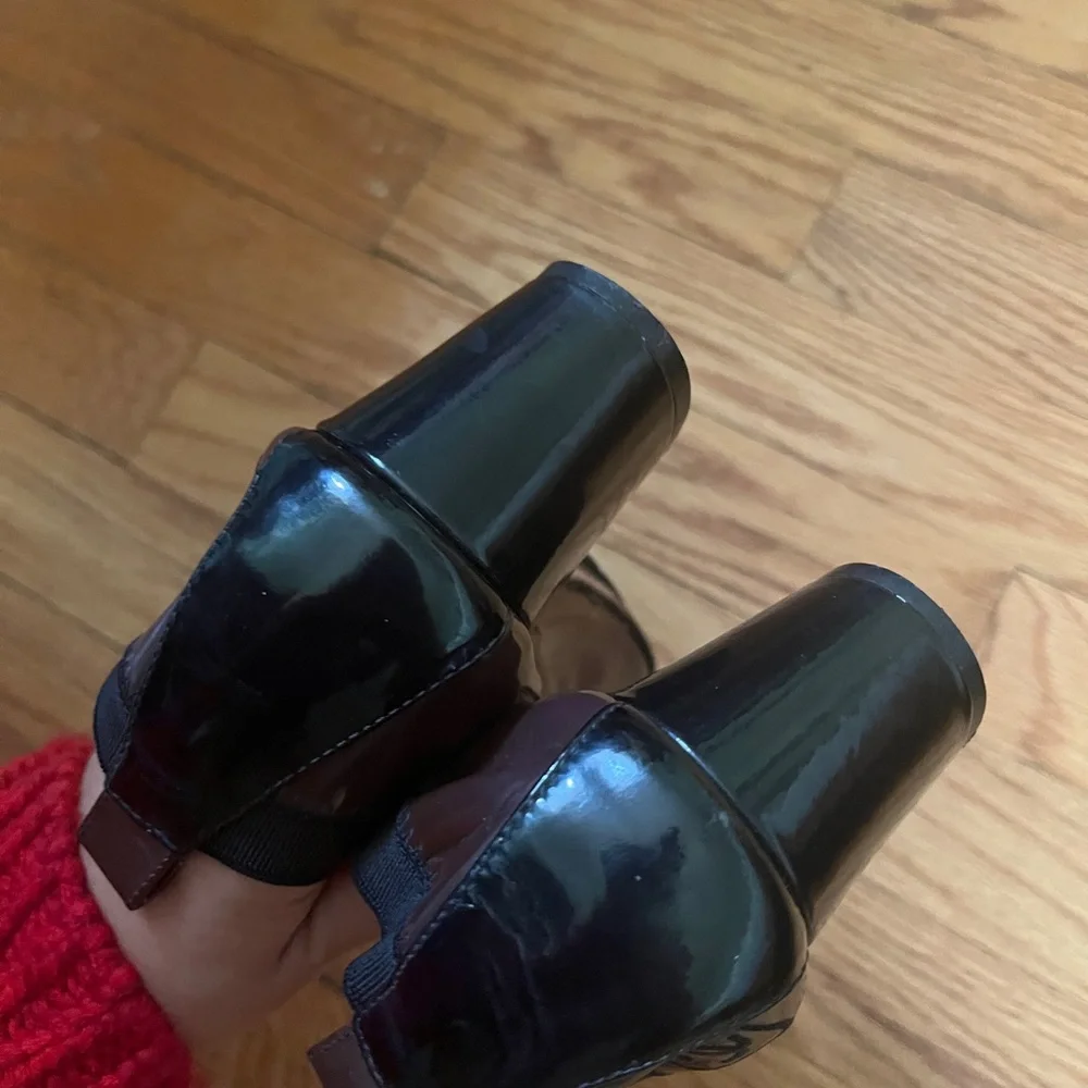 Taking offers! Chanel Black and purple Block Heel Pumps